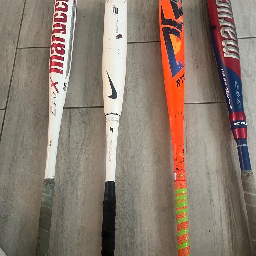 Louisville ATLAS Marucci CAT 9 connect Nike White Bat Marucci CAT X - Picture 1 of 12
